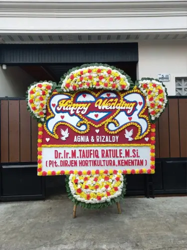 Papan Bunga Pernikahan bulurejo