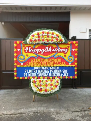 Papan Bunga Pernikahan bulurejo